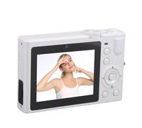 ASHATA Caméra Numérique Photo 64MP 5k, Lentille Arrière Arrière WiFi Avant de 2,8 Pouces Appareil Photo de beauté à écran Tactile avec Lumière de Remplissage pour Les Paysages Selfies (White)