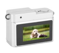 ASHATA Caméra Numérique Rétro Portable de 64 Go, Caméras Vidéo Photo 1080p 30fps Photo, Angle D'objectif 160 °, 4 Filtres de Pousses, Enregistrement en Boucle de 3 Minutes, Lampe de (Blanc 7330G3351)