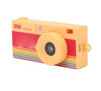 ASHATA Caméra Porte-clés 2K, Caméra Porte-clés Rétro HD avec Flash, à écran de 1,47 Pouces pour Les Voyages en Plein Air des Adolescents (Yellow)