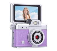 ASHATA Caméra Porte-clés pour Adolescents et étudiants avec Filtres Créatifs, Appareil Photo Numérique Rétro HD 720P pour Selfies, Lumière de Remplissage LED pour Voyage et école (Purple)
