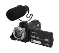 ASHATA Caméra Vidéo Caméscope 1080P 30MP Zoom Numérique 16X pour Caméra Youtube Vlogging, Appareil Photo Numérique avec écran LCD Couleur 3 Pouces, Microphone, Sac pour Appareil Photo,