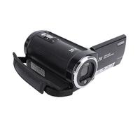 ASHATA Caméra Vidéo Numérique 50MP 2,7K, Caméscope Zoom 16X avec écran Rotatif, Extension 128 Go, Détection de Visage, HDR, Lumière LED pour Nocturne, Fonction Webcam, 2 Batteries,