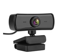 ASHATA Caméra Web HD, caméra USB pour Webcam Microphone intégré Accessoire pour Ordinateur, caméra Informatique Full HD 4K pour Diffusion en Direct/Classe Net, Plug and Play.(Noir)