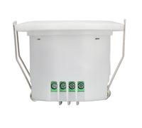 ASHATA Capteur de Présence à Micro-ondes avancé, Interrupteur de Détection de Personnes Réglable, Matière Plastique Robuste, adapté aux Murs, Plafonds et Partout dans la maison.