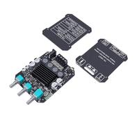 ASHATA Carte Amplificateur Bluetooth 2.0 Channel 100W avec Basses et Aigus | Conception de PCB compacte, son stéréo HiFi, mise à niveau audio du cinéma maison, projet de haut-parleur , entrée AUX prête