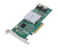 ASHATA Carte Contrôleur de Stockage Haute Vitesse avec Double SFF8087 pour Un Traitement Efficace des Données 1 X Carte Array