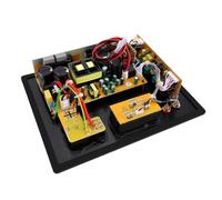 ASHATA Carte D'amplificateur de Caisson de Basses HiFi Module D'amplificateur de Puissance de 350 W RMS Boîtier Métallique Entrée AV XLR Contrôle de Phase à Faible Chaleu (Prise UE 220V)
