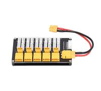 ASHATA Carte de Charge LiPo Parallèle XT60 XT30, Chargeur d'équilibre 2-6S pour IMAX B6, Hub de Charge Multi-Batterie pour Drone de Loisir
