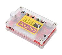 ASHATA Carte de dérivation d'alimentation ATX 20/24 Broches pour composant électronique MCU, avec kit de boîte en Acrylique et Bouton de Tension réglable ADJ, Prend en la Tension de