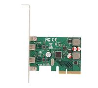 ASHATA Carte D'extension PCI-E PCI Express vers USB 3.1 Gen 2 10 Gbps Type C Chipset Asmedia, Carte D'extension Type C pour Windows pour Linux, pour PCIe X4, PCIe X8, PCIe X16