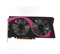 ASHATA Carte Graphique de Jeu GTX1660, 6 Go GDDR6 192 Bits 14 Gbit/s PCIe 3.0 Prise en Charge de la Carte Graphique DirectX 12 Dissipateur de Chaleur à Profil Bas, OpenGL 4.6 4K, VR,