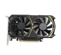 ASHATA Carte Graphique GDDR5 4 Go, Carte Graphique Vidéo de Jeu pour Ordinateur PC, 128 Bits PCI Express 3.0 X 16 Double Ventilateur de Refroidissement avec Port D'affichage DVI,