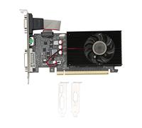 ASHATA Carte Graphique GT610 2G DDR3 avec Ventilateur de Refroidissement, Interface HD, DVI VGA, Fonctionnement Silencieux, Installation Stable, Fréquence de Base 810 MHz