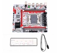 ASHATA Carte Mère de Jeu X99, LGA 2011-3 4 Canaux DDR3 3 Série ATA2.0 Gbps ATX CPU Carte Mère avec Interface M.2 100/1000 Mbps Ethernet IO USB2.0