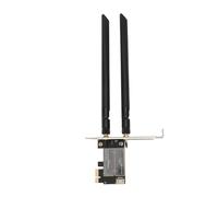 ASHATA Carte Réseau Fil, 4.1 867Mbps PCIEX1 PLIG ET PLAKE Adaptateur WiFi Connexion Stable pour 7 8 10 (Antenne 8DB)
