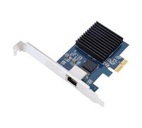 ASHATA Carte Réseau PCIe 10G, Chipset RTL8127 Adaptateur PCIe vers Ethernet 10 Gigabit, avec Interface PCI Express Gen 4 X1 pour Serveurs et Ordinateurs de Bureau