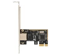 ASHATA Carte Réseau PCIe, Carte Ethernet Gigabit PCI Express 10 100 1000 25000 Mbps, Contrôleur LAN RJ45 Adaptateur Réseau PCIE, pour Wind, pour 2000, pour XP, pour Vista, pour Linux, pour OS X