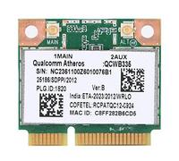 ASHATA Carte réseau, pour Qualcomm Atheros AR9565 QCWB335 150M Mini PCI-E Bluetooth sans fil carte réseau universelle, carte réseau Bluetooth 2,4 G pour HP/DELL/ACER, etc.