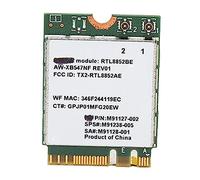 ASHATA Carte Réseau sans Fil Haute Vitesse RTL8852BE, Technologie 5.2 MU MIMO, Carte Réseau WiFi 6 M.2 1800 Mbps pour Ordinateurs Samsung, Acer, ASHATAmvxzc8r9pn