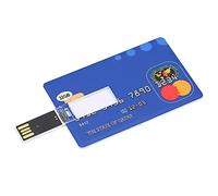 ASHATA Carte U Disque, 16 Go de Carte Bancaire de Crédit en Forme de Clé USB, Memory Stick U Disque Pouce d'affaires pour Le Transfert de Fichiers de Stockage de Données