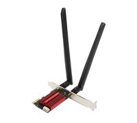 ASHATA Carte Wi-FI PCIe 7260AC Pro, Adaptateur sans Fil Double Bande avec BT5.3, Carte Wi-FI PCIEx1 1200 Mbps Compatible PCIEx1/x4/x8/x16, pour 7 8 10 11