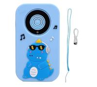 ASHATA Cartoon 1080p Selfie Camera for Toddler, 2,4 Pouces écran Automatique Camera Mignon, avec Lecteur de Musique, Le Livre de Sons, Les Jeux et L'album Photo (Blue)