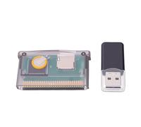 ASHATA Cartouche Flash 2 Go pour |Carte de Console de Jeu Universelle, Compatible FAT (Noir Transparent)