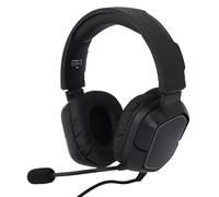 ASHATA Casque de Jeu de 3,5 Mm, écouteur de Jeu avec Bandeau de Jeu de Bruit de 50 Mm (Black)