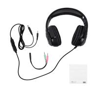 ASHATA Casque de Jeu RGB à LED, Driver de 40 Mm (Black) | Coussinets d\'oreille confortables, antibruit, câble long de 1,9 m, compatible avec plusieurs appareils