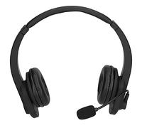 ASHATA Casque sans Fil avec Microphone, Casque de Jeu Bluetooth 5.0 Casque Supra-auriculaire sans Fil avec Noise CanceMic, Autonomie de 20 à 40 Heures, pour Bureau/Centre D'appels/pour Skype
