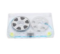 ASHATA Cassette Vierge en Bobine d'aluminium, 46 Minutes, Bande d'enregistrement Sonore Claire à Biais Normal pour les Amateurs de Musique Indépendante (SILVER)