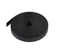 ASHATA Ceinture Synchrone, Courroie de Distribution en Caoutchouc Flexible, Largeur Noire de 10 Mm pour l'imprimante 3D (3 mètres / 9,84 pieds)