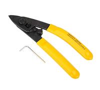 ASHATA CFS-2 Pince à dénuder Les câbles à Fibres optiques à Deux Ports FTTH Pince à dénuder Outil pour l'entretien électrique, l'entretien des Machines, etc.