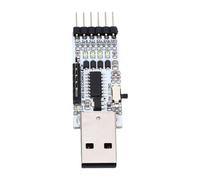 ASHATA CH343G USB TTL Serial Convertisseur, Taux de Bauds 3Mbps, Bouchez et Jouez sur 11/10 / 8.1/8/7 / Vista/OS X, 5 Indicateurs Blancs pour la Communication, Interrupteur Dip pour