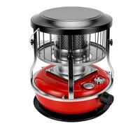 ASHATA Chauffage au Kérosène Non électrique, Fonction de Cuisinière de Haute sécurité pour Utilisation D'urgence à Domicile, Réservoir de 4,6 L (rouge)