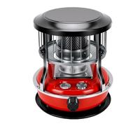 ASHATA Chauffage au Kérosène sans Fil, Puissant Chauffage Réglable pour le Camping et la Pêche, Réservoir de Carburant de 4,6 L (rouge)
