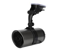 ASHATA Chauffage de Voiture, 150 W Portable Rotatif à 180° avec Support pour Pare-Brise, Dégivrage Rapide, Ventilateur de Pare-Brise Atomobile dans Allume-Cigare, Souffleur d'air Chaud pour Voitures