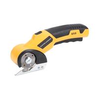 ASHATA Ciseaux électriques sans Fil, Coupe-carton 320 Tr/min avec Double Interrupteur, Lumière LED, Coupe-boîte électrique Rechargeable pour Emballages Cuir Plastique (Sans lame)