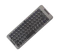 ASHATA Clavier Bluetooth Pliable, Clavier sans Fil à 2 Volets, 3 Canaux pour Ordinateur Tablette Clavier à 2 Volets Pouvant être plié dans Une Taille Plus Petite