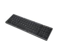 ASHATA Clavier BT Pliable, Clavier de Poche Portable, Rechargeable USB C 81 Touches alimenté par Batterie Clavier de Poche avec Touche Numérique pour OS X pour iOS pour Windows