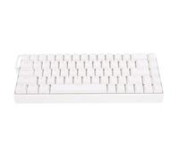 ASHATA Clavier de Jeu à Déclenchement Rapide, Clavier Mécanique 60% 61 Touches, Triple Mode Bluetooth Filaire 2,4 G, avec Rétroéclairage RVB, Touches Imprimées Latérales à Effet Hall (White)