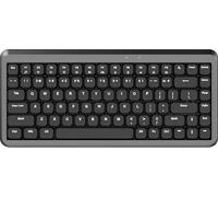ASHATA Clavier de Jeu sans Fil à 75%, Clavier Compact ou PC, Commutateur à Ciseaux Silencieux à 84 Touches, avec Récepteur 2,4 G, pour Ordinateur de Bureau, Ordinateur Portable, Prise (Black)