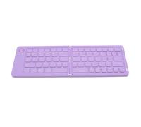 ASHATA Clavier Pliable, 67 Touches Clavier sans Fil Portable Mince Rechargeable avec Conception de Fermeture Magnétique 5.1 Clés D'interrupteur à Ciseaux pour L'ordinateur Portable de (Purple)