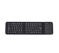 ASHATA Clavier Pliable avec pavé Tactile, Clavier Pliable de Voyage Portable Pleine Taille avec 3 Volets, Grand Trackpad, pour Téléphones Mobiles, Ordinateurs Portables, Tablettes PC