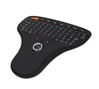 ASHATA Clavier sans Fil 2,4 G, trackball pour Clavier, Mini Clavier USB Multi-média, pour Ordinateur TV, Compatible avec 2000/XP/Vista