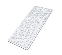 ASHATA Clavier Universel BT, Coréen, thaï, Chinois Traditionnel, Anglais en Option, Clavier de Langue Bilingue, Clavier sans Fil Super Fin avec Interrupteur à Ciseaux pour PC,