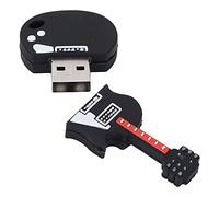 ASHATA Clé USB 16 Go/32 Go/64 Go/128 Go, Clé USB de Stockage Externe, Forme Mignonne de Guitare Basse, Clé USB Portable, Accessoires Cadeaux, pour 7/8/10 (128 Go)