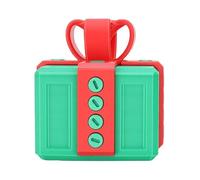 ASHATA Coffret Cadeau Ennuyeux, Coffrets Cadeaux Imprimés en 3D, Cadeaux Amusants et Engageants, Boîte Cadeau de Puzzle DIY, Boîte de Farces Amusantes pour Petits Bijoux, (Rouge, Vert)