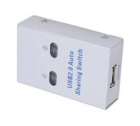 ASHATA Commutateur de Partage D'Imprimante USB 2.0 pour 2 Ordinateurs 1