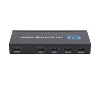 ASHATA Commutateur D'interface Multimédia HD 4K, Commutateur D'interface Multimédia HD 4 Ports avec Résolution 4K 30 Hz 1080p 60 Hz, Bande Passante 330 MHz, pour Console de Jeux TV,
